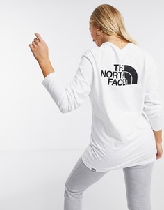 Белый лонгслив The North Face Easy