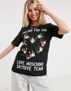 Черная футболка Love Moschino-Черный