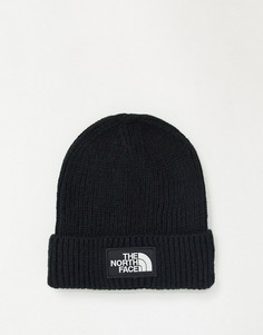 Черная шапка-бини с логотипом на манжетах The North Face-Черный