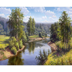 Картина по номерам Molly И.Прищепа "Проточная река", 40х50 см