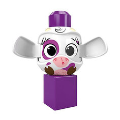 Блок с животным Mega Bloks "Прятки" Корова Mattel