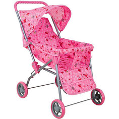 Коляска для кукол Buggy Boom Mixy, розовая