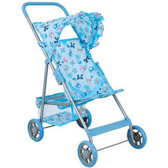 Коляска для кукол Buggy Boom Mixy, голубая