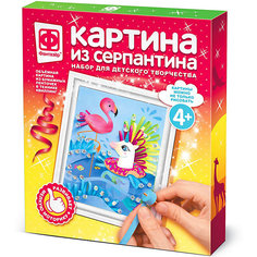 Набор для творчества Фантазер Картина из серпантина "Учимся плавать"