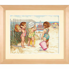 Набор для вышивания Dimensions "Дети на пляже"