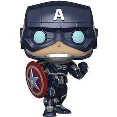 Фигурка Funko POP! Bobble: Marvel: Avengers Game: Капитан Америка, 47757