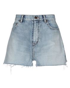 Джинсовые шорты Saint Laurent