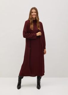 Кардиган из трикотажа в рубчик - Azalee-a Mango