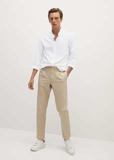 Рубашка slim fit лиоцелл и хлопок - Tarsal Mango