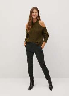 Костюмные брюки slim fit - Warm Mango
