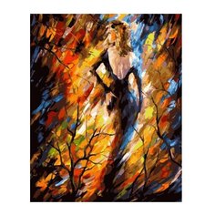 ВанГогВоМне Картина по номерам "Дама Осень", 40х50 см (ZX 21968)