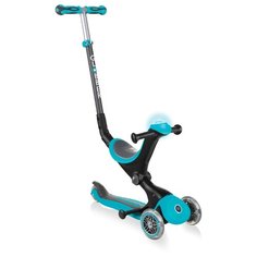 Самокат-беговел GLOBBER Go Up Deluxe Play Lights бирюзовый