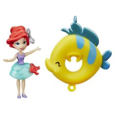 Кукла Hasbro Disney Princess Маленькое королевство Ариэль с кругом, 8 см, B8939