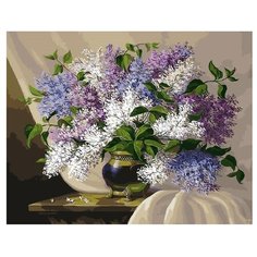 ВанГогВоМне Картина по номерам "Натюрморт из сирени", 40х50 см (ZX 22135)