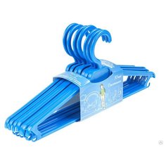 Вешалка Литопласт-Мед Набор детская 34 см синий