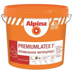 Краска Alpina Expert Premiumlatex 7 полуматовая 10 л 1 (A/BW)