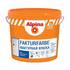 Декоративное покрытие Alpina Expert Fakturfarbe белый 16 кг