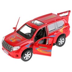 Внедорожник ТЕХНОПАРК Toyota Prado Спорт (PRADO-S) 12 см красный