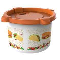 BEROSSI Контейнер круглый Good day ИК 550 0.5 л мандарин