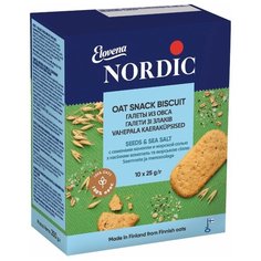 Галеты Nordic из овса с семенами конопли и морской солью 250 г