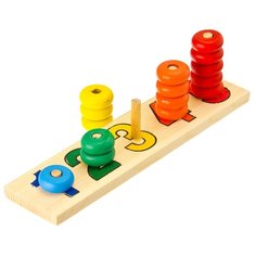 Пирамидка-сортер Jinshengye Toys Factory Лесенка с цифрами