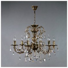 Люстра Ambiente Alicante 8888/6 PB Tear Drop, E14, 24 Вт