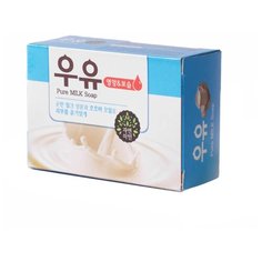 Мыло кусковое Mukunghwa Pure Milk Soap с молоком и маслом жожоба, 100 г