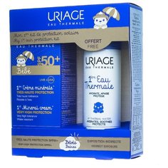 Uriage Первый минеральный крем SPF 50+ 50 мл + Первая Термальная вода 50 мл
