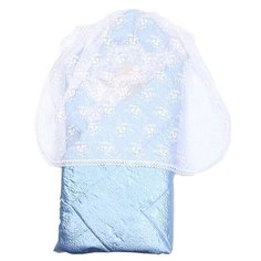 Конверт-одеяло Leader Kids зимний атлас 110 см голубой