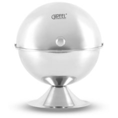 Сахарница GIPFEL 7102 с крышкой серебристый
