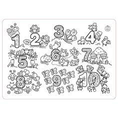 ЯиГрушка Коврик-раскраска Цифры (большой)