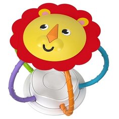 Прорезыватель-погремушка Fisher-Price Крути и поворачивай желтый львенок