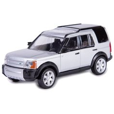 Внедорожник Rastar Land Rover Discovery 3 (36700) 1:43 11.3 см серебристый