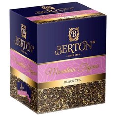 Чай черный Berton Mountain Thyme с чабрецом, в пирамидках , 40 г , 20 шт.
