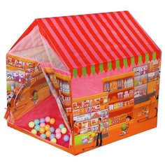 Палатка BabySit Магазин + 20 шаров (J1030) розовый