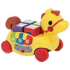 Интерактивная развивающая игрушка VTech Обучающий пони желтый