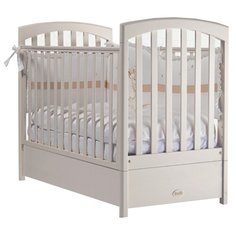 Кроватка Feretti Sauvage FMS (классическая), продольный маятник слоновая кость