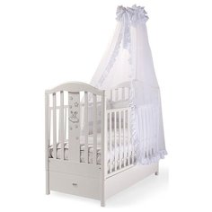 Кроватка Feretti Romance FMS (классическая), продольный маятник белый