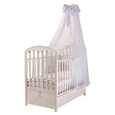 Кроватка Feretti Elegance FMS (классическая), продольный маятник белый