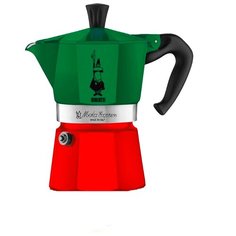 Гейзерная кофеварка Bialetti Moka Express (3 чашки), tricolore