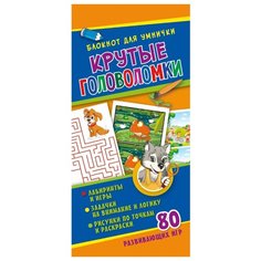 Блокнот для умнички. Крутые головоломки ND Play