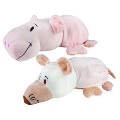 Мягкая игрушка 1 TOY Вывернушка 2020 Символы года Свинья-Крыса 16 см