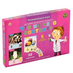 Настольная игра Рыжий кот Первые уроки. Что из чего состоит? ПО-0392