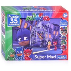 Пазл Origami Super Maxi Герои в масках Бабочка + наклейки (04060), 35 дет.