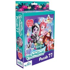 Пазл Origami Enchantimals Лесные жители (4712), 77 дет.