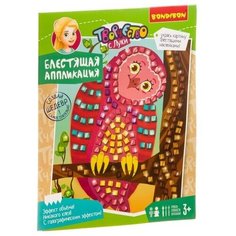BONDIBON Набор для творчества Блестящая аппликация Совушка (ВВ3563)