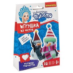 BONDIBON Набор для шитья елочной игрушки Снеговички (ВВ3092)
