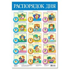 Плакат Дрофа-Медиа Распорядок дня 2095