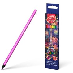 ErichKrause Цветные карандаши ArtBerry Neon 6 цветов (39424)