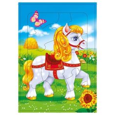 Рамка-вкладыш Дрофа-Медиа Лошадка (2684), 11 дет.